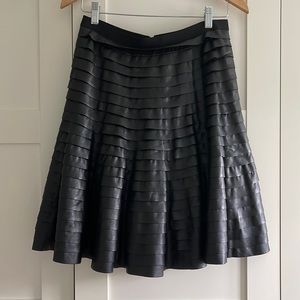 BCBG leather skirt